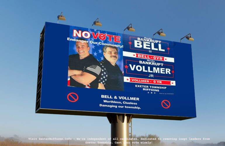 David Vollmer and George Bell: Clueless, Worthless, and Damaging Our Township